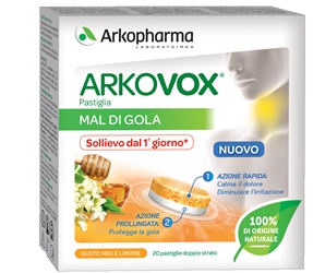Arkovox Pastiglia DM Miele Limone 20 pastiglie