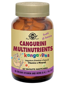 CANGURINI MULTINUTRIENTS FRUTTI  TROPICALI 60 TAVOLETTE 