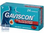 GAVISCON 24 Compresse fragola 250+133,5mg