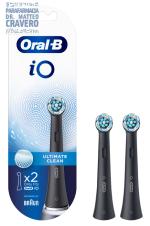 ORALB IO TESTINE ULTIMATE CLEAN BLACK 2 PEZZI